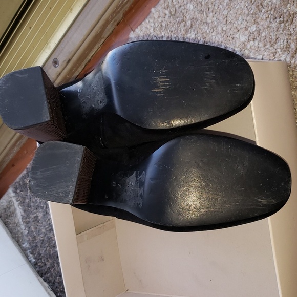 BCBG Ankle Black Velvet Boots - Picture 6 of 10